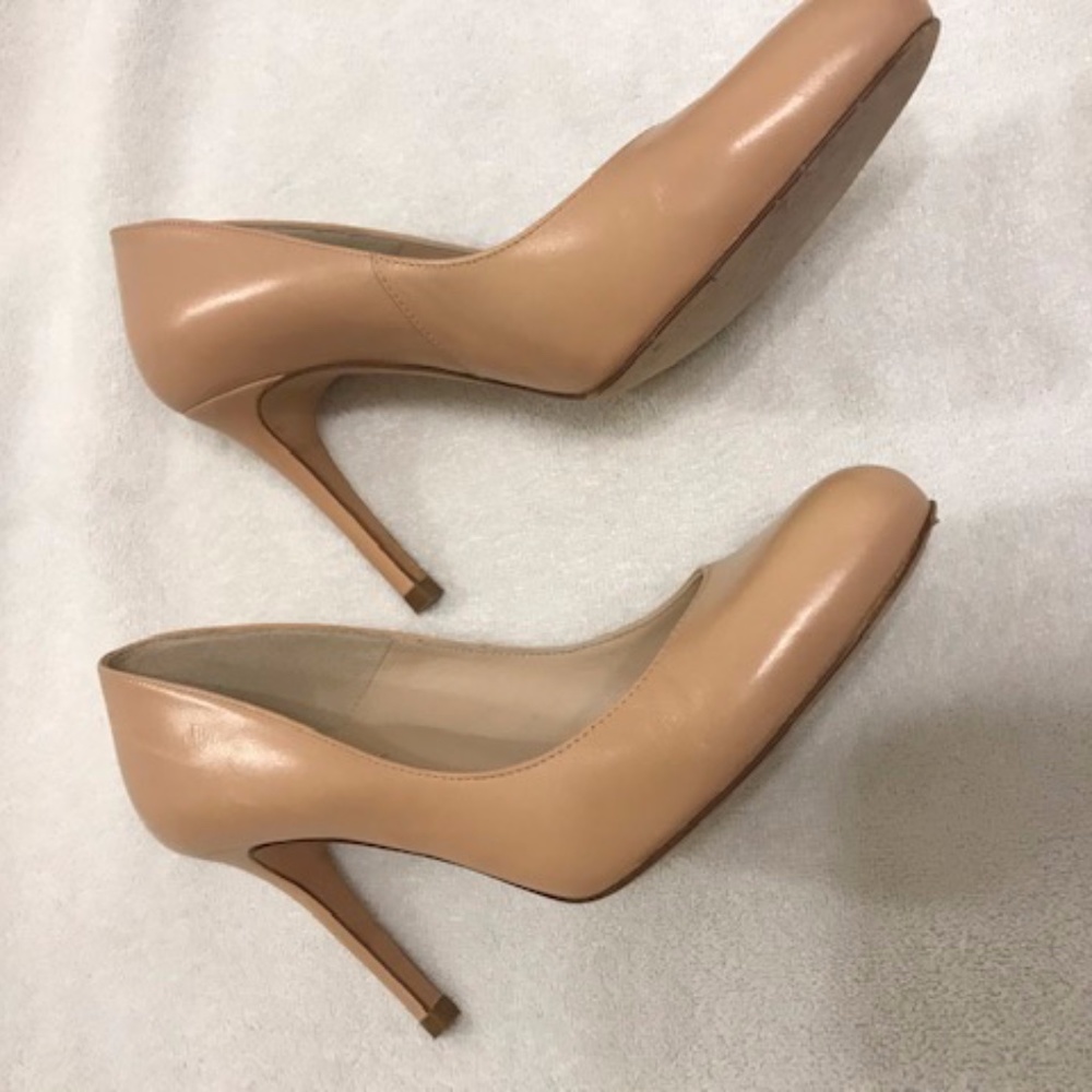 L.K. Bennett leather Nude Heels